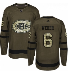Youth Adidas Montreal Canadiens 6 Shea Weber Premier Green Salute to Service NHL Jersey Youth Adidas Montreal Canadiens 6 Shea Weber Premier Green Salute to Service NHL Jersey