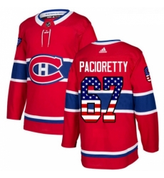 Youth Adidas Montreal Canadiens 67 Max Pacioretty Authentic Red USA Flag Fashion NHL Jersey Youth Adidas Montreal Canadiens 67 Max Pacioretty Authentic Red USA Flag Fashion NHL Jersey