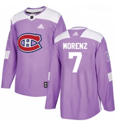 Youth Adidas Montreal Canadiens 7 Howie Morenz Authentic Purple Fights Cancer Practice NHL Jersey Youth Adidas Montreal Canadiens 7 Howie Morenz Authentic Purple Fights Cancer Practice NHL Jersey