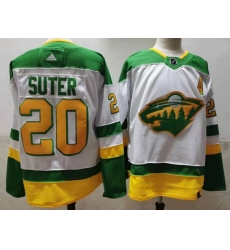 Men Minnesota Wild 20 Ryan Suter White 2020 21 Reverse Retro Adidas Jersey Men Minnesota Wild 20 Ryan Suter White 2020 21 Reverse Retro Adidas Jersey