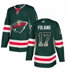 Mens Adidas Minnesota Wild 17 Marcus Foligno Authentic Green Drift Fashion NHL Jersey Mens Adidas Minnesota Wild 17 Marcus Foligno Authentic Green Drift Fashion NHL Jersey