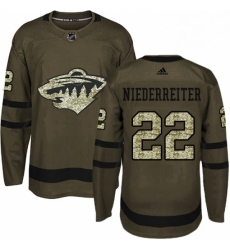 Mens Adidas Minnesota Wild 22 Nino Niederreiter Premier Green Salute to Service NHL Jersey Mens Adidas Minnesota Wild 22 Nino Niederreiter Premier Green Salute to Service NHL Jersey
