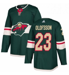Mens Adidas Minnesota Wild 23 Gustav Olofsson Authentic Green Home NHL Jersey Mens Adidas Minnesota Wild 23 Gustav Olofsson Authentic Green Home NHL Jersey