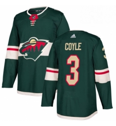 Mens Adidas Minnesota Wild 3 Charlie Coyle Premier Green Home NHL Jersey Mens Adidas Minnesota Wild 3 Charlie Coyle Premier Green Home NHL Jersey