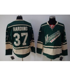 Minnesota Wild #37 HARDING green jerseys Minnesota Wild #37 HARDING green jerseys