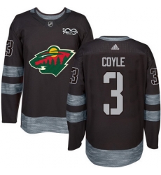 Wild #3 Charlie Coyle Black 1917 2017 100th Anniversary Stitched NHL Jersey Wild #3 Charlie Coyle Black 1917 2017 100th Anniversary Stitched NHL Jersey