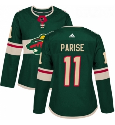 Womens Adidas Minnesota Wild 11 Zach Parise Authentic Green Home NHL Jersey Womens Adidas Minnesota Wild 11 Zach Parise Authentic Green Home NHL Jersey