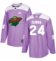 Youth Adidas Minnesota Wild 24 Matt Dumba Authentic Purple Fights Cancer Practice NHL Jersey Youth Adidas Minnesota Wild 24 Matt Dumba Authentic Purple Fights Cancer Practice NHL Jersey