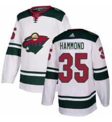 Youth Adidas Minnesota Wild 35 Andrew Hammond Authentic White Away NHL Jersey Youth Adidas Minnesota Wild 35 Andrew Hammond Authentic White Away NHL Jersey