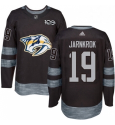 Mens Adidas Nashville Predators 19 Calle Jarnkrok Authentic Black 1917 2017 100th Anniversary NHL Jersey Mens Adidas Nashville Predators 19 Calle Jarnkrok Authentic Black 1917 2017 100th Anniversary NHL Jersey