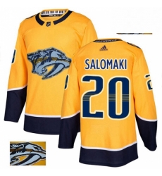 Mens Adidas Nashville Predators 20 Miikka Salomaki Authentic Gold Fashion Gold NHL Jersey Mens Adidas Nashville Predators 20 Miikka Salomaki Authentic Gold Fashion Gold NHL Jersey