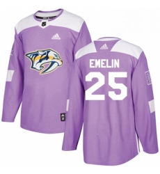 Mens Adidas Nashville Predators 25 Alexei Emelin Authentic Purple Fights Cancer Practice NHL Jersey Mens Adidas Nashville Predators 25 Alexei Emelin Authentic Purple Fights Cancer Practice NHL Jersey
