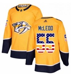 Mens Adidas Nashville Predators 55 Cody McLeod Authentic Gold USA Flag Fashion NHL Jersey Mens Adidas Nashville Predators 55 Cody McLeod Authentic Gold USA Flag Fashion NHL Jersey
