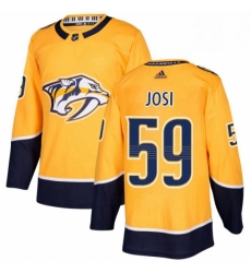 Mens Adidas Nashville Predators 59 Roman Josi Authentic Gold Home NHL Jersey Mens Adidas Nashville Predators 59 Roman Josi Authentic Gold Home NHL Jersey