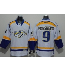 Nashville Predators #9 Filip Forsberg White Road Stitched NHL Jersey Nashville Predators #9 Filip Forsberg White Road Stitched NHL Jersey