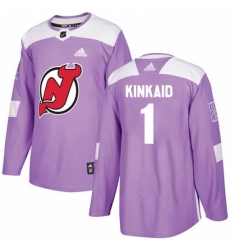 Mens Adidas New Jersey Devils 1 Keith Kinkaid Authentic Purple Fights Cancer Practice NHL Jersey Mens Adidas New Jersey Devils 1 Keith Kinkaid Authentic Purple Fights Cancer Practice NHL Jersey