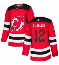 Mens Adidas New Jersey Devils 12 Ben Lovejoy Authentic Red Drift Fashion NHL Jersey Mens Adidas New Jersey Devils 12 Ben Lovejoy Authentic Red Drift Fashion NHL Jersey
