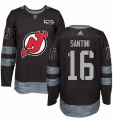 Mens Adidas New Jersey Devils 16 Steve Santini Authentic Black 1917 2017 100th Anniversary NHL Jersey Mens Adidas New Jersey Devils 16 Steve Santini Authentic Black 1917 2017 100th Anniversary NHL Jersey
