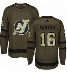 Mens Adidas New Jersey Devils 16 Steve Santini Authentic Green Salute to Service NHL Jersey Mens Adidas New Jersey Devils 16 Steve Santini Authentic Green Salute to Service NHL Jersey