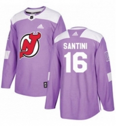 Mens Adidas New Jersey Devils 16 Steve Santini Authentic Purple Fights Cancer Practice NHL Jersey Mens Adidas New Jersey Devils 16 Steve Santini Authentic Purple Fights Cancer Practice NHL Jersey