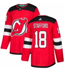 Mens Adidas New Jersey Devils 18 Drew Stafford Premier Red Home NHL Jersey Mens Adidas New Jersey Devils 18 Drew Stafford Premier Red Home NHL Jersey