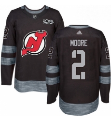 Mens Adidas New Jersey Devils 2 John Moore Authentic Black 1917 2017 100th Anniversary NHL Jersey Mens Adidas New Jersey Devils 2 John Moore Authentic Black 1917 2017 100th Anniversary NHL Jersey