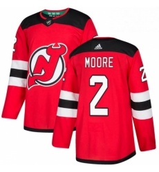 Mens Adidas New Jersey Devils 2 John Moore Authentic Red Home NHL Jersey Mens Adidas New Jersey Devils 2 John Moore Authentic Red Home NHL Jersey