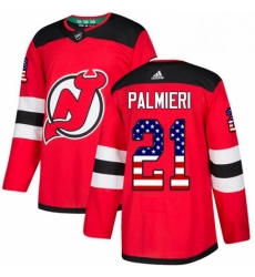 Mens Adidas New Jersey Devils 21 Kyle Palmieri Authentic Red USA Flag Fashion NHL Jersey Mens Adidas New Jersey Devils 21 Kyle Palmieri Authentic Red USA Flag Fashion NHL Jersey