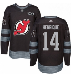 Mens Adidas New Jersey Devils 31 Eddie Lack Authentic Black 1917 2017 100th Anniversary NHL Jersey Mens Adidas New Jersey Devils 31 Eddie Lack Authentic Black 1917 2017 100th Anniversary NHL Jersey