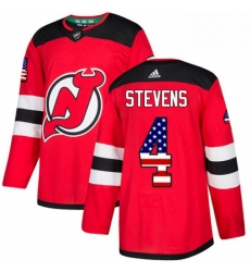 Mens Adidas New Jersey Devils 4 Scott Stevens Authentic Red USA Flag Fashion NHL Jersey Mens Adidas New Jersey Devils 4 Scott Stevens Authentic Red USA Flag Fashion NHL Jersey