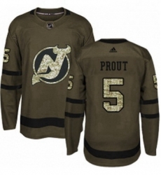 Mens Adidas New Jersey Devils 5 Dalton Prout Authentic Green Salute to Service NHL Jersey Mens Adidas New Jersey Devils 5 Dalton Prout Authentic Green Salute to Service NHL Jersey