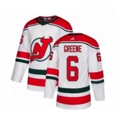 Mens Adidas New Jersey Devils 6 Andy Greene Premier White Alternate NHL Jersey Mens Adidas New Jersey Devils 6 Andy Greene Premier White Alternate NHL Jersey