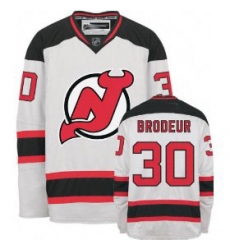 New Jersey Devils #30 Brodeur White Hockey Jersey New Jersey Devils #30 Brodeur White Hockey Jersey