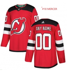 New Jersey Devils Adidas Mercer Dawson 18 Red NHL Jersey New Jersey Devils Adidas Mercer Dawson 18 Red NHL Jersey