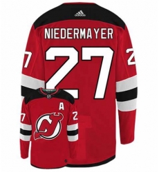 Scott Niedermayer New Jersey Devils Adidas Authentic Red NHL Vintage Hockey Jersey Scott Niedermayer New Jersey Devils Adidas Authentic Red NHL Vintage Hockey Jersey