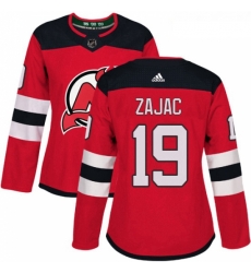 Womens Adidas New Jersey Devils 19 Travis Zajac Authentic Red Home NHL Jersey Womens Adidas New Jersey Devils 19 Travis Zajac Authentic Red Home NHL Jersey