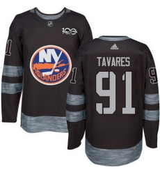 Islanders #91 John Tavares Black 1917 2017 100th Anniversary Stitched NHL Jersey Islanders #91 John Tavares Black 1917 2017 100th Anniversary Stitched NHL Jersey