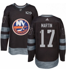 Mens Adidas New York Islanders 17 Matt Martin Premier Black 1917 2017 100th Anniversary NHL Jersey Mens Adidas New York Islanders 17 Matt Martin Premier Black 1917 2017 100th Anniversary NHL Jersey