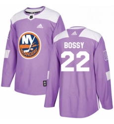 Mens Adidas New York Islanders 22 Mike Bossy Authentic Purple Fights Cancer Practice NHL Jersey Mens Adidas New York Islanders 22 Mike Bossy Authentic Purple Fights Cancer Practice NHL Jersey