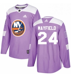 Mens Adidas New York Islanders 24 Scott Mayfield Authentic Purple Fights Cancer Practice NHL Jersey Mens Adidas New York Islanders 24 Scott Mayfield Authentic Purple Fights Cancer Practice NHL Jersey