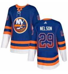 Mens Adidas New York Islanders 29 Brock Nelson Authentic Royal Blue Drift Fashion NHL Jersey Mens Adidas New York Islanders 29 Brock Nelson Authentic Royal Blue Drift Fashion NHL Jersey