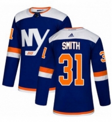 Mens Adidas New York Islanders 31 Billy Smith Premier Blue Alternate NHL Jersey Mens Adidas New York Islanders 31 Billy Smith Premier Blue Alternate NHL Jersey
