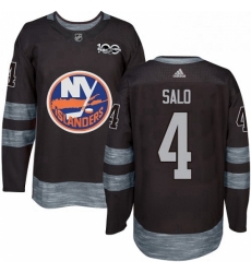 Mens Adidas New York Islanders 4 Robin Salo Premier Black 1917 2017 100th Anniversary NHL Jersey Mens Adidas New York Islanders 4 Robin Salo Premier Black 1917 2017 100th Anniversary NHL Jersey