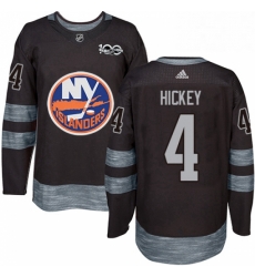 Mens Adidas New York Islanders 4 Thomas Hickey Authentic Black 1917 2017 100th Anniversary NHL Jersey Mens Adidas New York Islanders 4 Thomas Hickey Authentic Black 1917 2017 100th Anniversary NHL Jersey