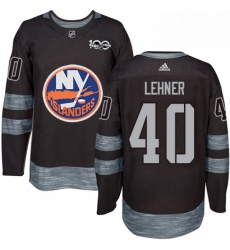 Mens Adidas New York Islanders 40 Robin Lehner Authentic Black 1917 2017 100th Anniversary NHL Jersey Mens Adidas New York Islanders 40 Robin Lehner Authentic Black 1917 2017 100th Anniversary NHL Jersey