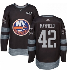 Mens Adidas New York Islanders 42 Scott Mayfield Authentic Black 1917 2017 100th Anniversary NHL Jersey Mens Adidas New York Islanders 42 Scott Mayfield Authentic Black 1917 2017 100th Anniversary NHL Jersey