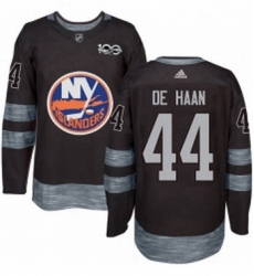 Mens Adidas New York Islanders 44 Calvin de Haan Authentic Black 1917 2017 100th Anniversary NHL Jersey Mens Adidas New York Islanders 44 Calvin de Haan Authentic Black 1917 2017 100th Anniversary NHL Jersey