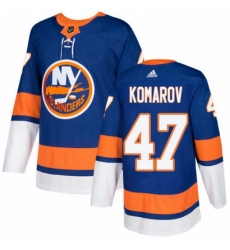 Mens Adidas New York Islanders 47 Leo Komarov Premier Royal Blue Home NHL Jersey Mens Adidas New York Islanders 47 Leo Komarov Premier Royal Blue Home NHL Jersey