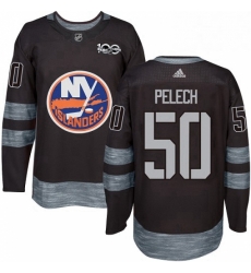 Mens Adidas New York Islanders 50 Adam Pelech Authentic Black 1917 2017 100th Anniversary NHL Jersey Mens Adidas New York Islanders 50 Adam Pelech Authentic Black 1917 2017 100th Anniversary NHL Jersey
