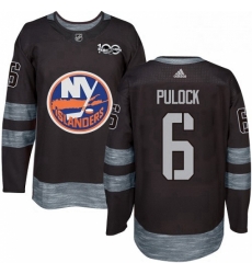 Mens Adidas New York Islanders 6 Ryan Pulock Premier Black 1917 2017 100th Anniversary NHL Jersey Mens Adidas New York Islanders 6 Ryan Pulock Premier Black 1917 2017 100th Anniversary NHL Jersey